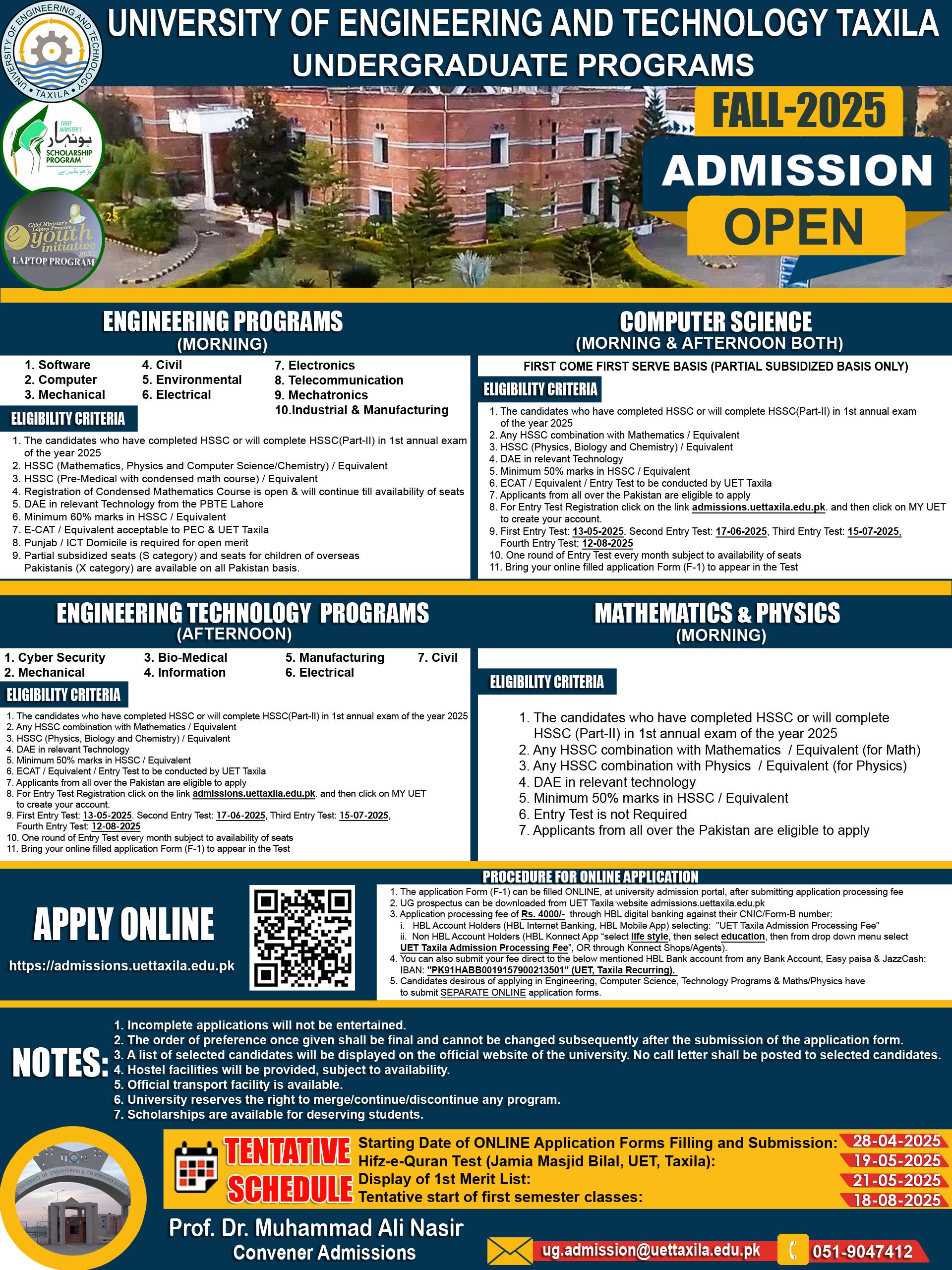 Fall 2025 Admissions